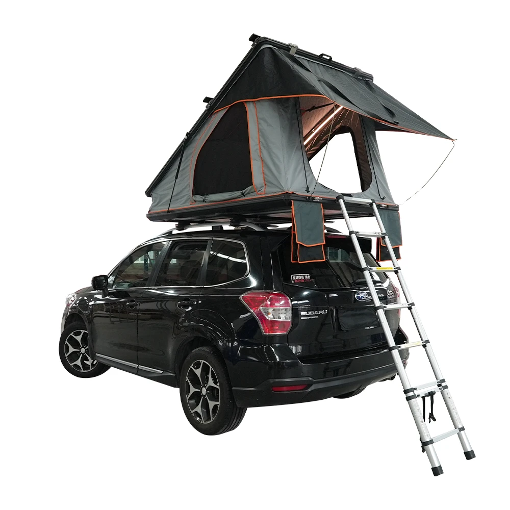

Global Supply Folding Car Tents Camping Outdoor Side Open Roof Top Tent 2-3 Person For Sale