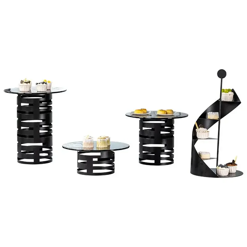 Buffet Dessert Table Ornament Display Rack Coffee Break Table Fruit Tray Cake Snack Rack