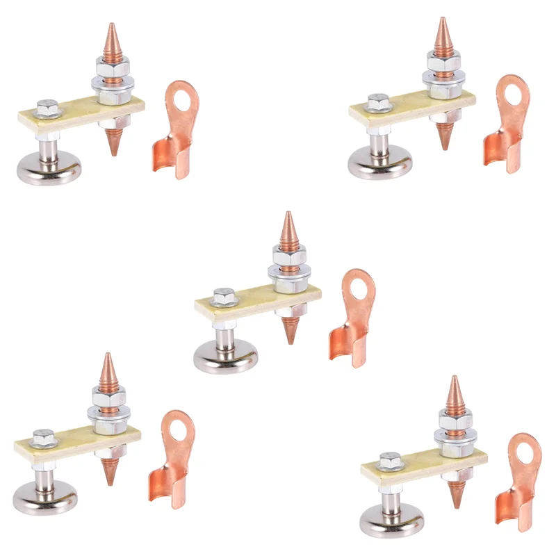 ABMH-Welding Magnet Head Tail Welding Stability - Strong Magnetism Large Suction.Single Absorbable Weight 3KG (5 Pcs)