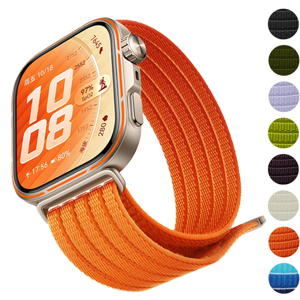 Original 1:1 Band For Huawei Watch Fit 5 pro 4 pro Strap Breathable Sport Nylon loop Bracelet Correa Huawei Watch fit 5 4 3 belt