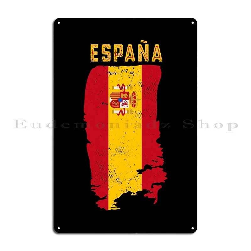 Espaa Vintage Spanish Metal Plaque Wall Decor Designing Living Room Pub Funny Tin Sign Poster