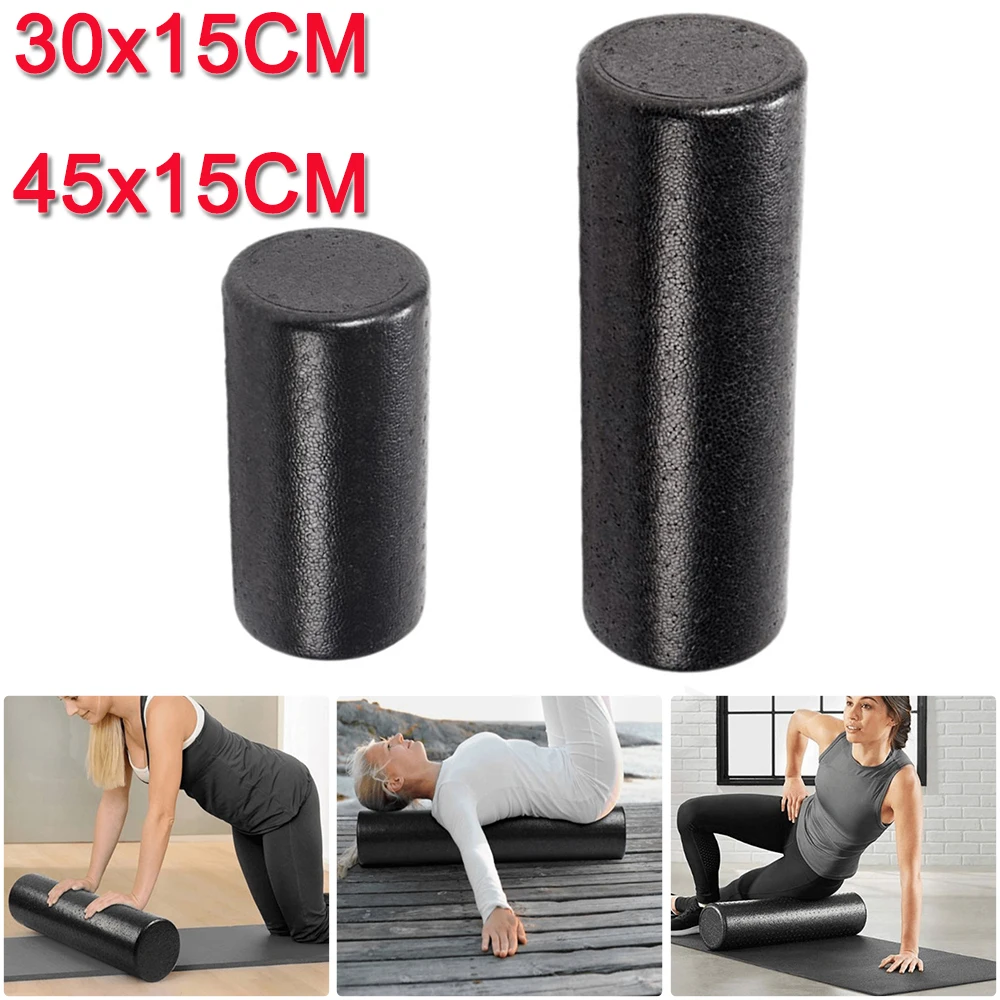 Yoga Column Gym Fitness Pilates Foam Roller Exercise Back Massage Roller Pain Muscle Self-Myofascial Release Fitness Equipment