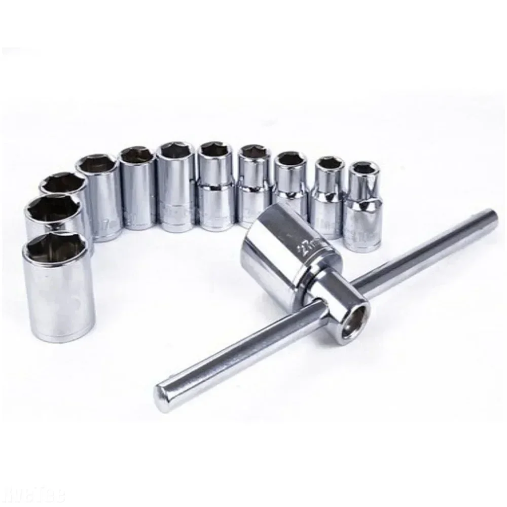 1/2 Inch Drive Wrench Socket Set Metric Ratchet Sets Bit Sockets Automotive Repair & Household Mechanic Tools Kit