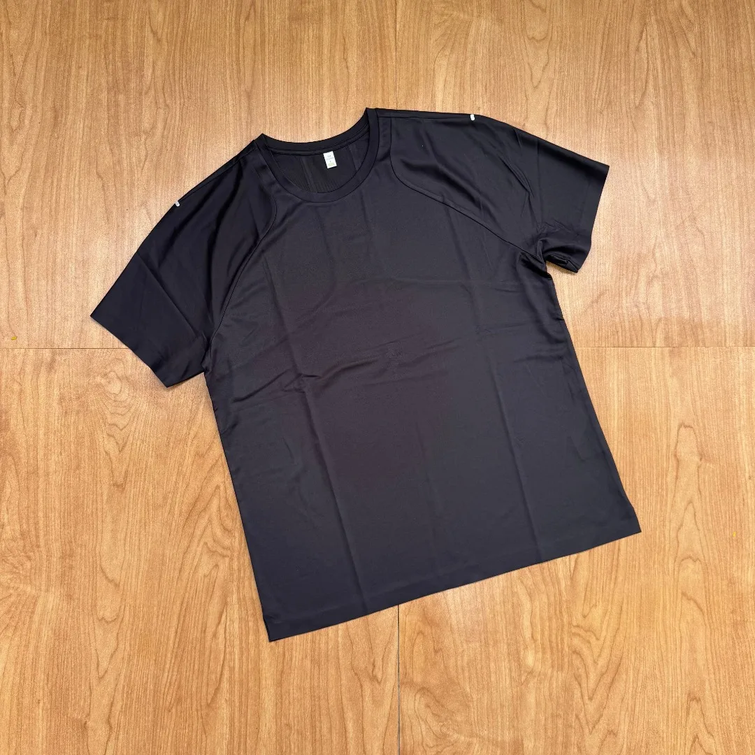26SS No Logo New Style Hip Hop Sun Protection Reflective Kanye West Non-scalding Summer Tops T Shirt