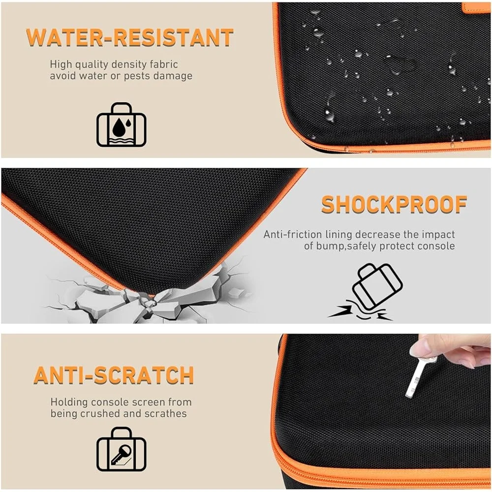 EVA Hard Case Speed Cube Storage Adjustable Compartments Portable Water Resistant Fidget Toy Travel Accessories Brain Teaser