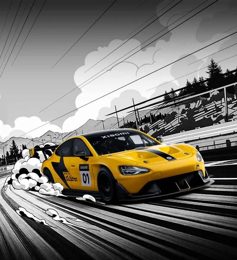 الجديد في المخزون Xiaomi 1:43 Yu7 Su7 Ultra Prototype المتجر الرسمي نموذج سيارة سبيكة مصغرة دييكاست الحلي ألعاب مخصصة للأطفال