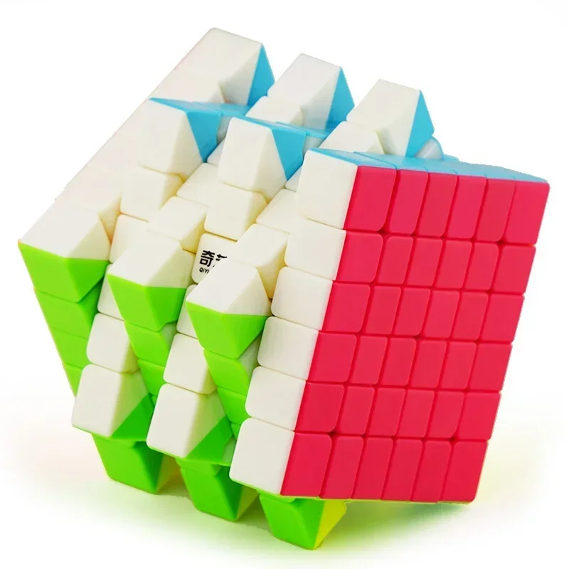 [MeowCube] QiYi QifanS 6x6 Magic Cube Kostka Magiczna Profesjonalna Czarna Kostka Szybkościowa Zabawka Edukacyjna Kostka Mistrzowska do Zawodów Cubo