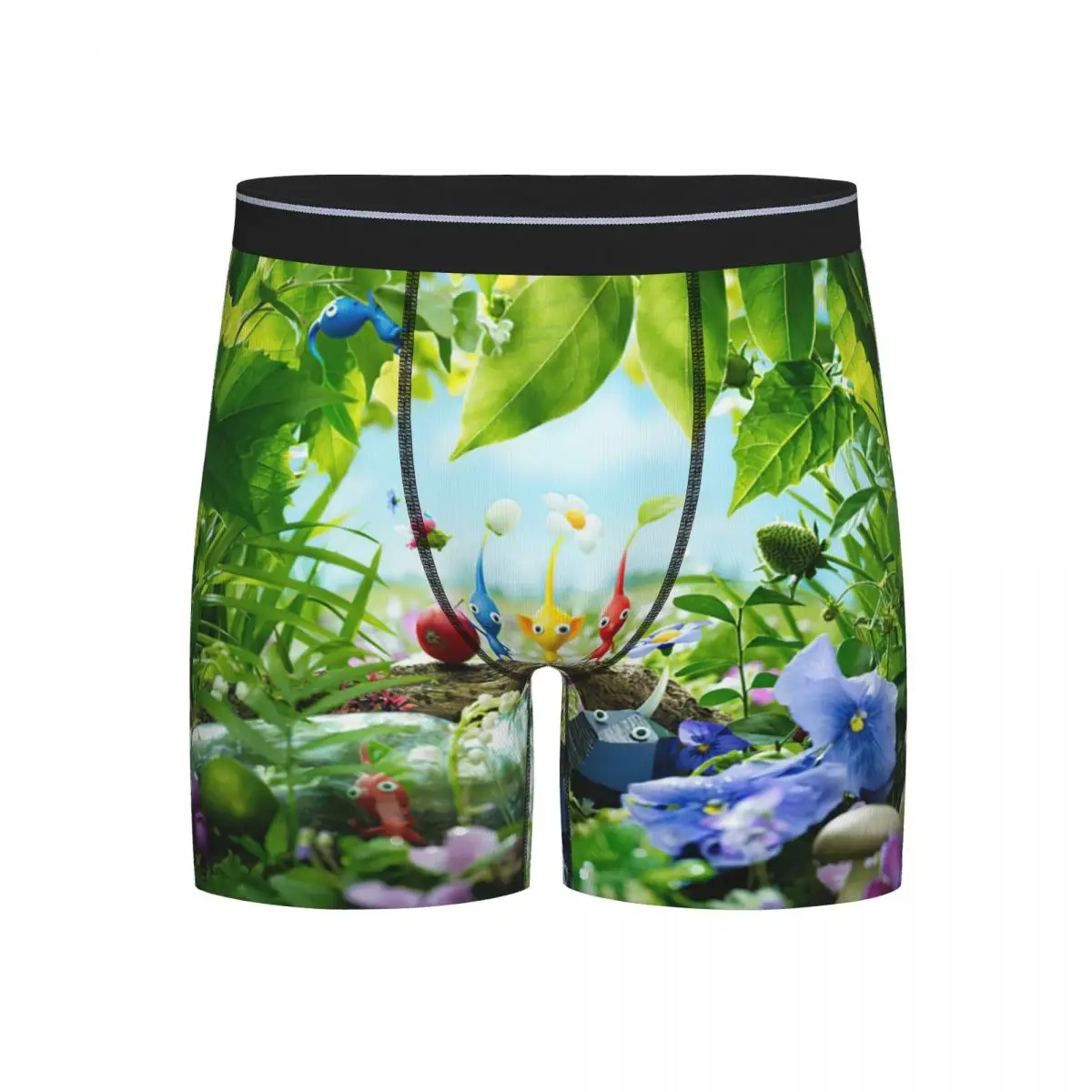 

Длинные трусы-боксеры, шорты для игры Pikmin 6, мужские дышащие трусы для мужчин, подарок бойфренду