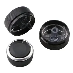 3pcs Aluminium Auto Replacement Air Conditioning AC Panel Control Switch Knob For Chevrolet Lova 2006-2014 Interior Accessories