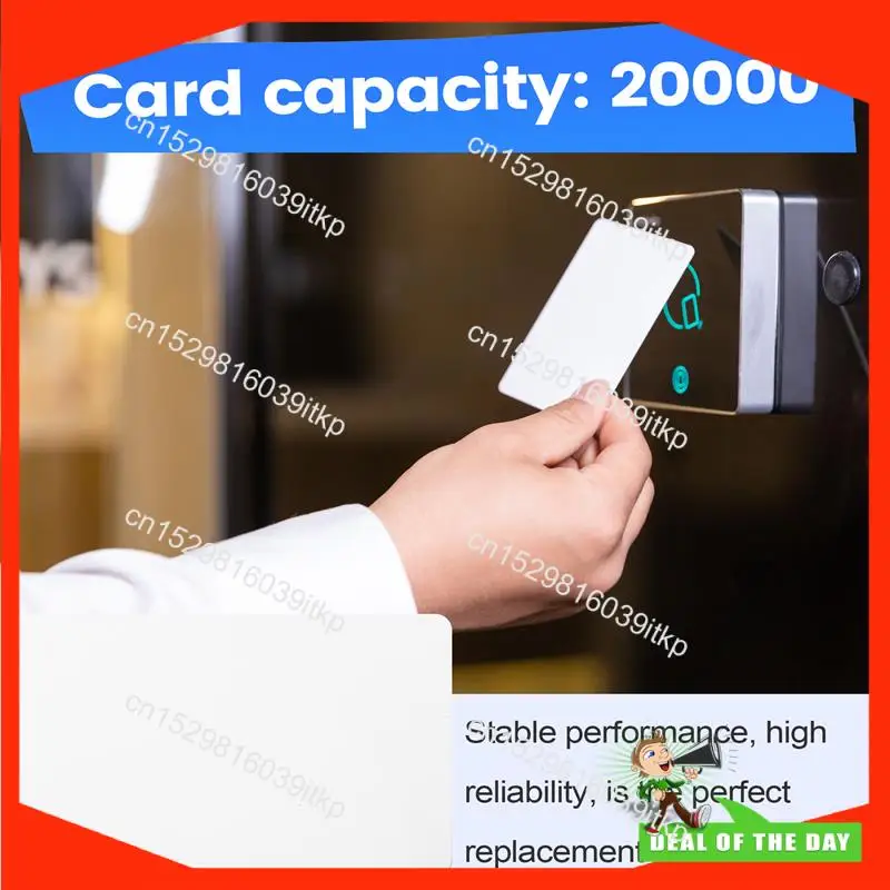 BAAY RFID 도어 액세스 제어 시스템 9-24V 전원 듀얼 주파수 IC/ID 카드 리더기 (2개 마더 카드 포함) 20000 카드 저장 캡