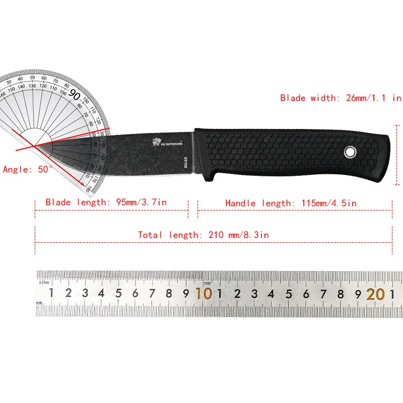 High Hardness Folding Portable With Wooden Handle, Multi-purpose Camping Survival Stainless Steel Knife