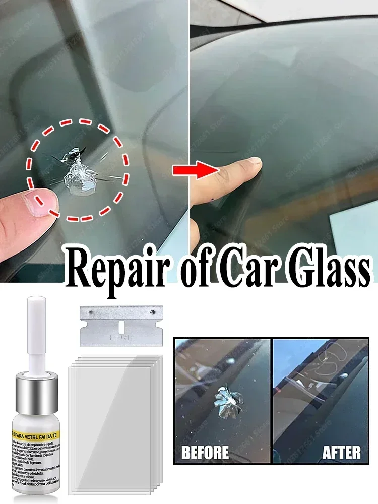 

Car Glass Scratch Repair Set Car Window Broken Repair Windscreen Crack Recovery Set