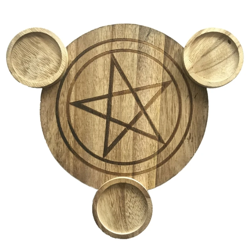 

A1A2 Candlestick Astrology Pentagram Holder Decors Meditation Holder