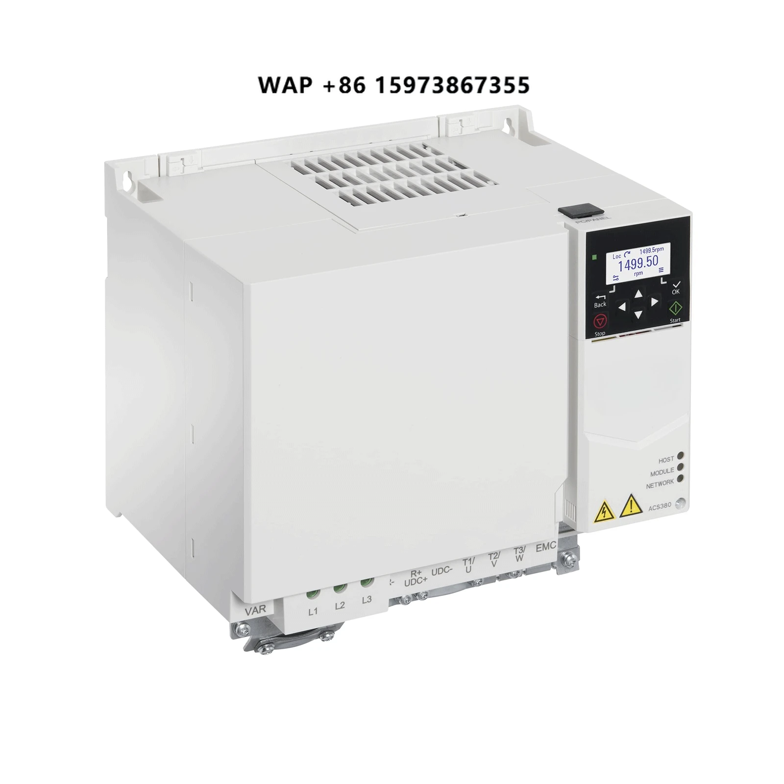 

AC Mechanical Drive Module 3AXD50000162253 22 KW, 45.0 A, 400 V, UL: Pld 30, 40 A, 480 V (ACS380-040C-045A-4)