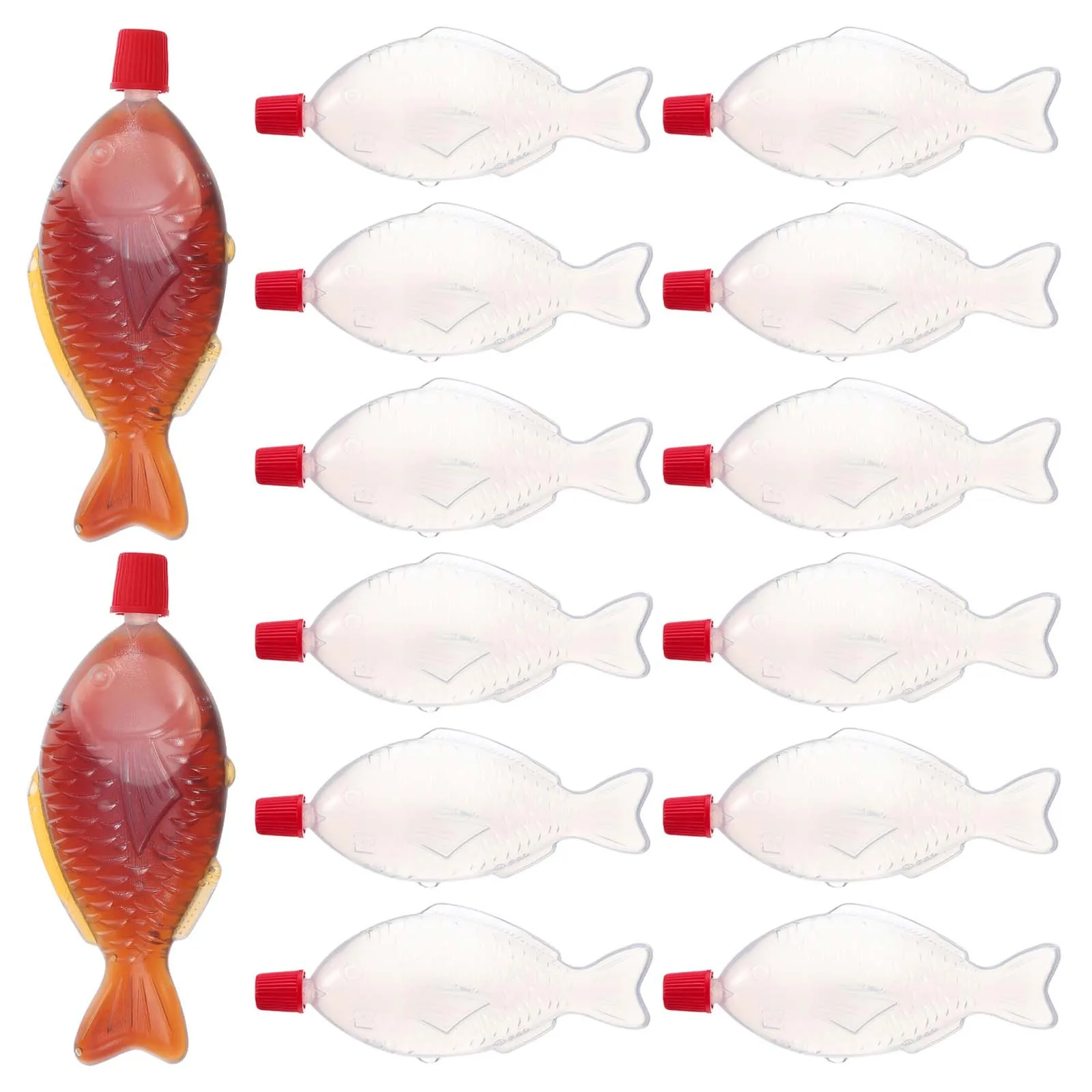 

100Pcs Seasoning Bottle Transparent Plastic Condiment Dispenser Portable Sauce Container Kitchen Storage Organizer