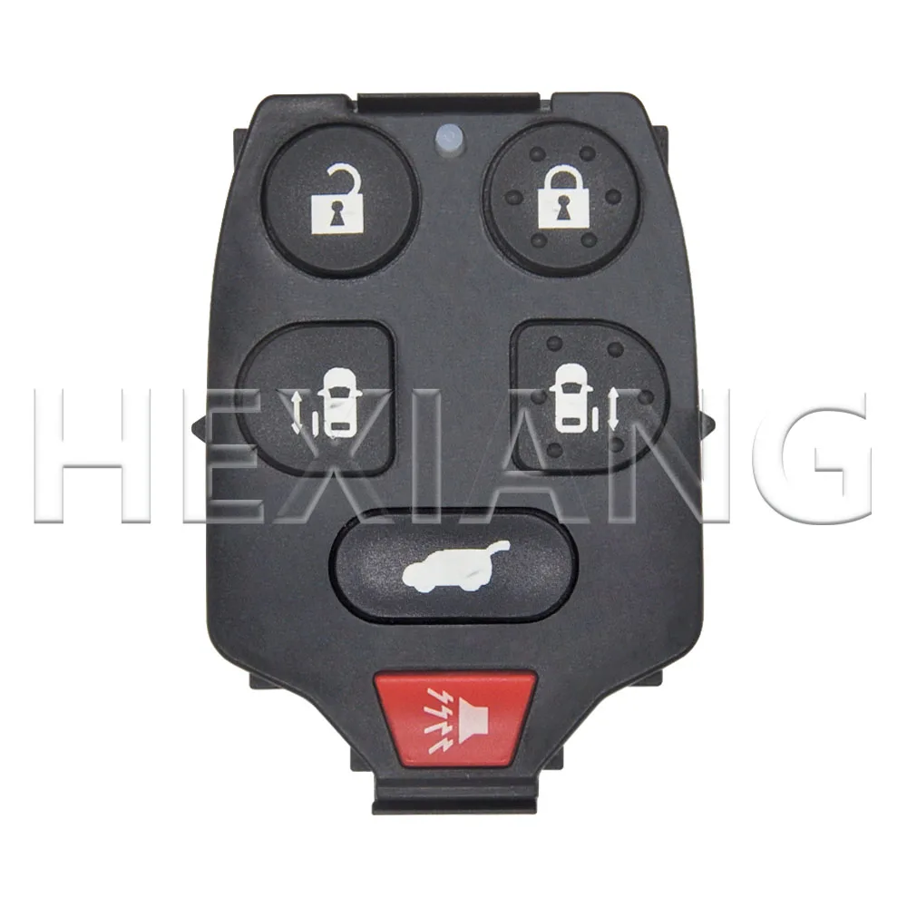 DR 5/6 Button Replacement Car Key Shell Case For Honda Odyssey Elysion 2011 2012 2013 2014