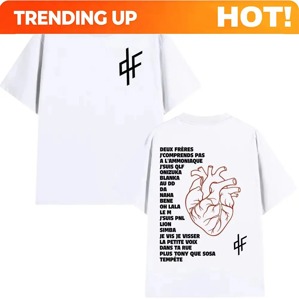 Hip Pop Tshirt Rapper PNL Le Monde Chico Alubm Graphics Print Cotton 2026 New Summer Hip Hop Short Sleeve Fan Gifts Unisex