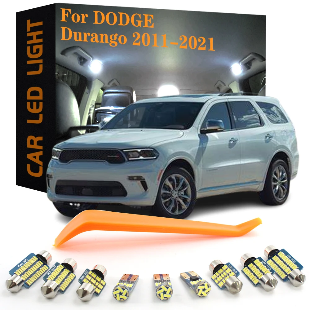 17pcs Canbus Car Accessories LED Interior Lamp For Dodge Durango 2011 2012 2013 2014 2015 2016 2017 2018 2019 2020 2021 No Error