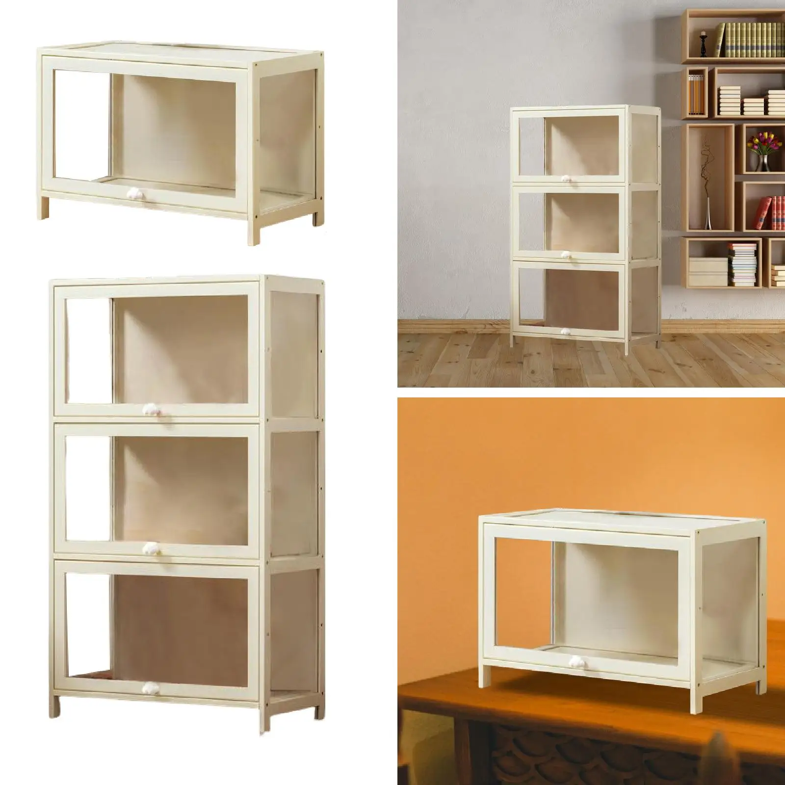 

Figures Display Cabinet Collectibles Dustproof Display Stand Organizing Organizer Collectible Storage Shelf Figures Display Case