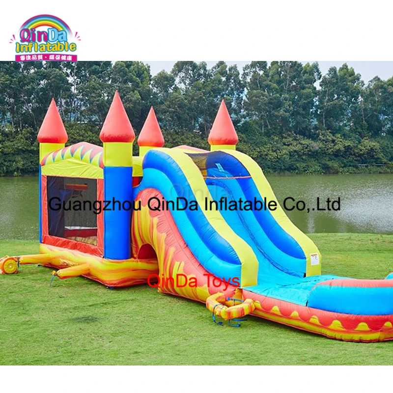 Commercial Kids Inflatable Combo Bounce House Jumping Bed Bouncy Castle For Event