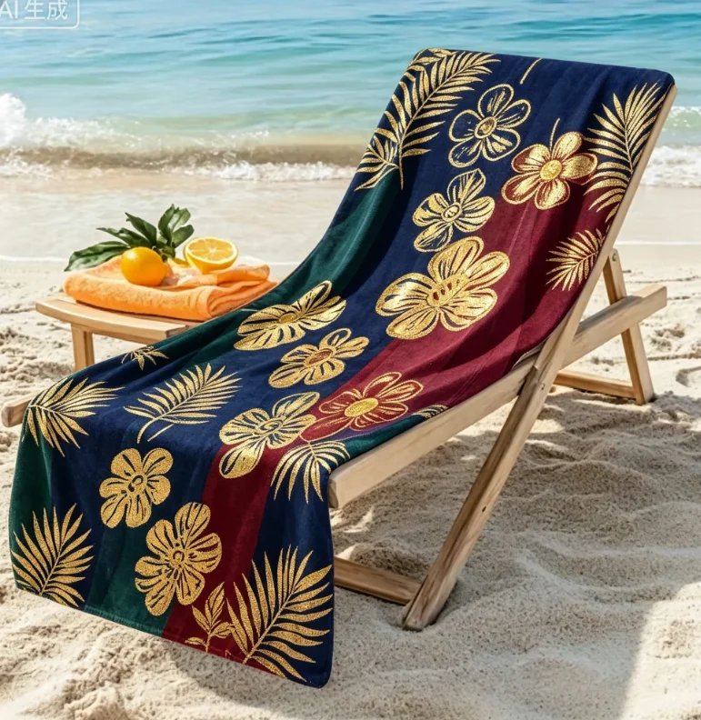 Super Sized Quick Drying Beach Towel Is Soft and Very Suitable for Swimming, Bathing, Traveling, and Camping Towels