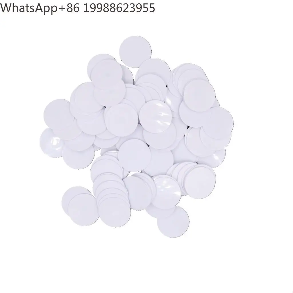 100PCS 25mm  125Khz EM4100 TK4100 PVC Coin Tag