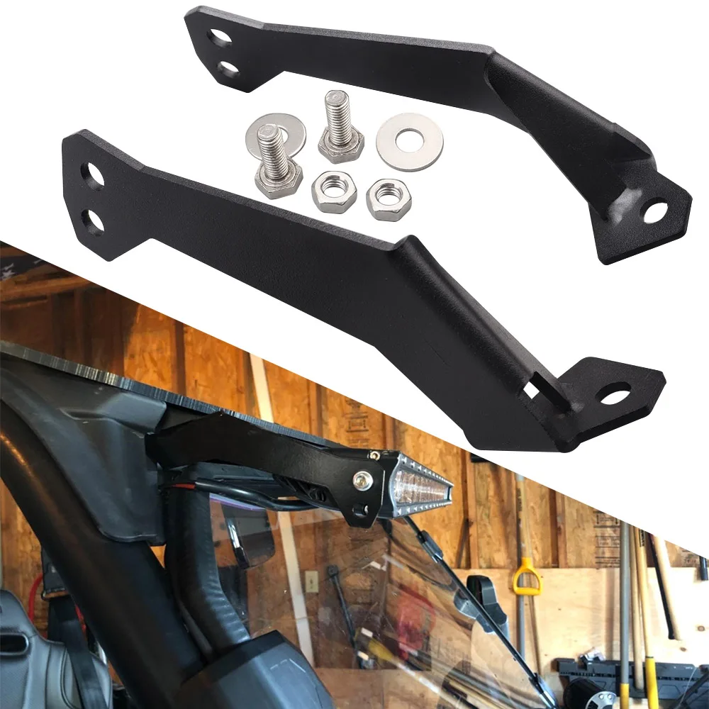 

30 Inch Light Bar Roof Mounting Bracket For Polaris RZR 900 1000 UTV Front Strut Lamp Holder For 32'' Straight Curved Light Bar