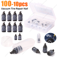 100PCS Motorcycle Vacuum Tyre Repair Nail Kit Car Scooter Bike Universal Tubeless Rubber Nails Tire Puncture Repair Accessories