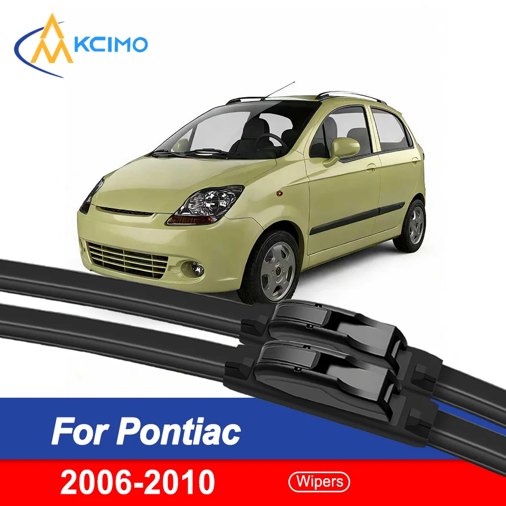 

Flat Windshield Wiper Blades for Pontiac Matiz 2006–2010 Chevrolet Matiz / Daewoo Matiz – Front 2-Piece Set, Low Noise