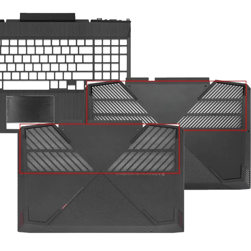 

New Laptop Cover For OMEN 15-DC TPN-Q211 15-dc1055TX 15-DC1060TX LCD Back Cover Front Bezel Outlet Shell Palmrest Bottom Case