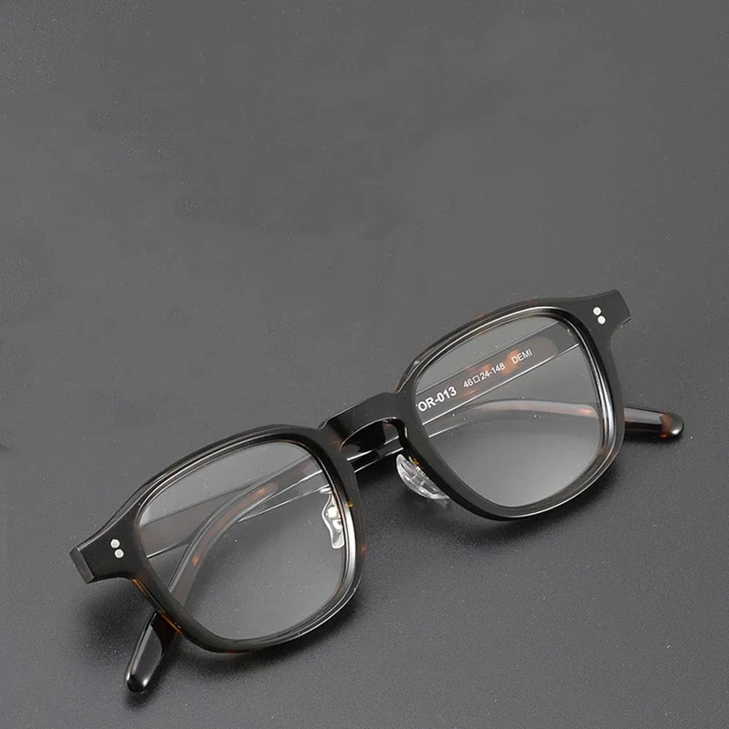 

Eyeglasses for Men Japan Handmade Oval Acetate Optical Glasses Frame VECTOR-013 Women Men Glasses Prescription Frame Eyewear