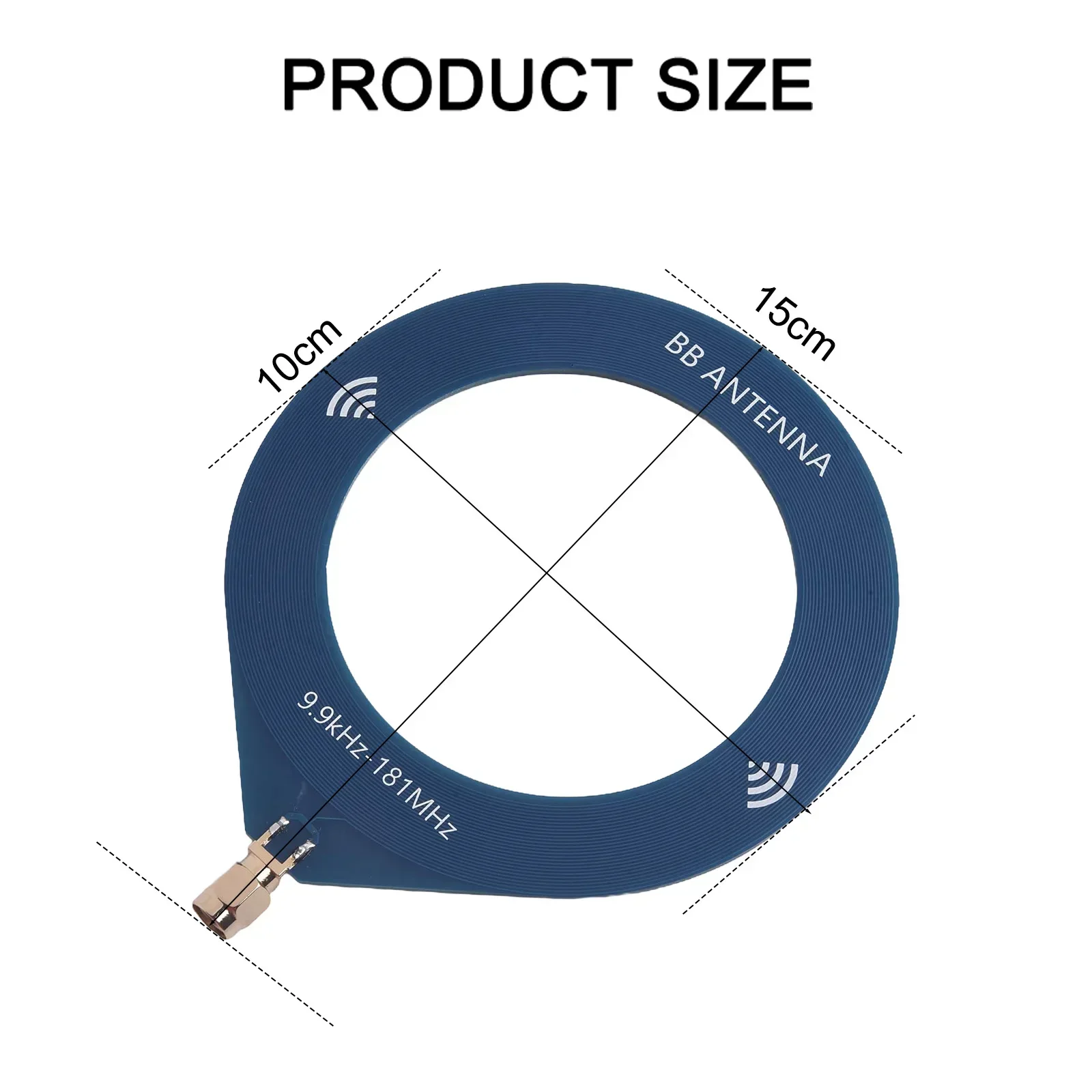 Rádio Doméstico Circular com Interface Sma Recepção de Freqüência Ampla Recepção Direcional 99 Khz181mhz Materiais Premium