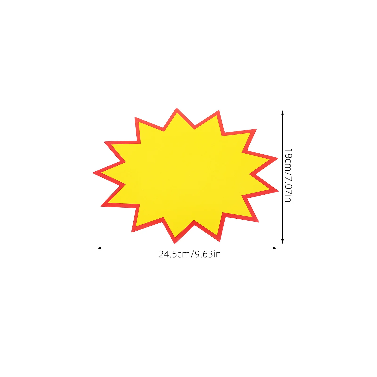 100개 가격 폭발 표시판 폭발 라벨 종이 태그 대량 교체 스티커 소매점 슈퍼마켓 광고 디스플레이용