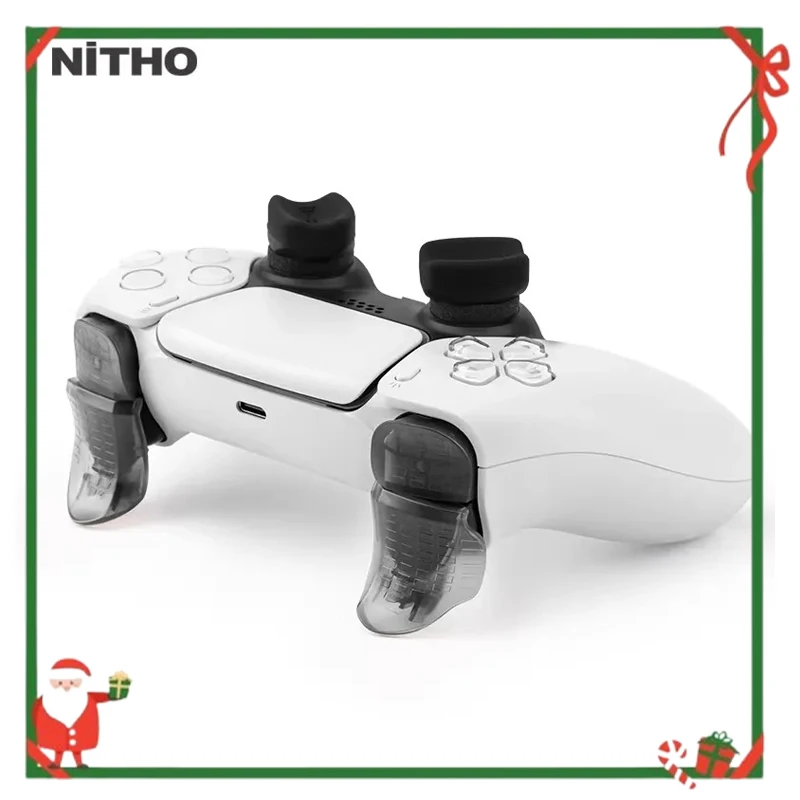 

Комплект модификаций NiTHO Elite Edition для контроллера PS5: накладки на джойстик (D-Pad) и удлинители триггеров