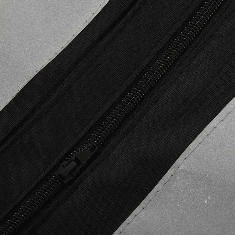 2X7 карманов, класс 2, защитный жилет на молнии спереди с высокой видимостью, желтый жилет со светоотражающими полосками (X-Large)