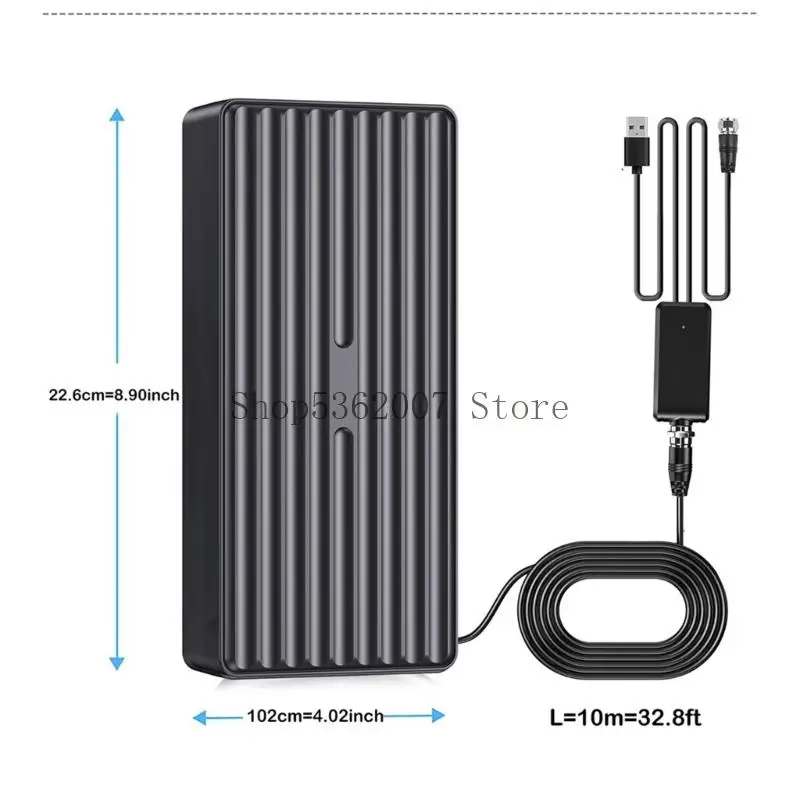 Advanced HDTV Antennas With Upgradeds Chip 4K UHD Reception Resistant Indoor Outdoor 40JB