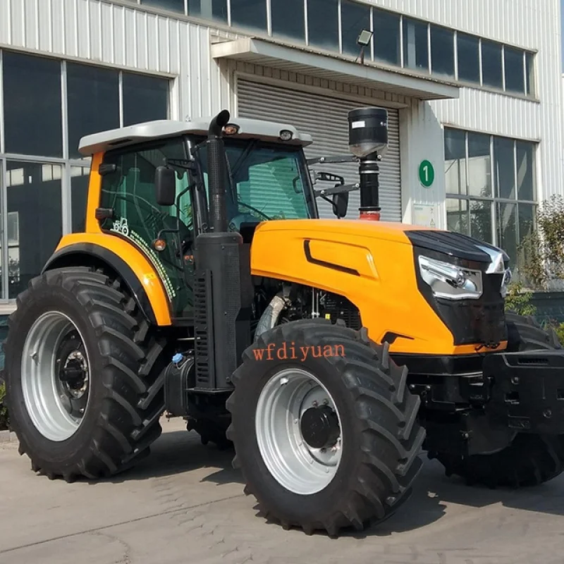 china：2024 new cheap micro agricultural tractor 140hp 150hp agricultural machinery and  4x4 tractor for farm use