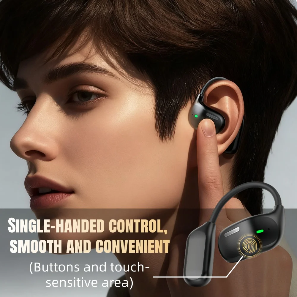 شاشة عرض LED سماعات أذن لغة في الوقت الحقيقي مترجم سماعة لاسلكية تعمل بالبلوتوث إلغاء الضوضاء سماعات محمولة سماعات OWS