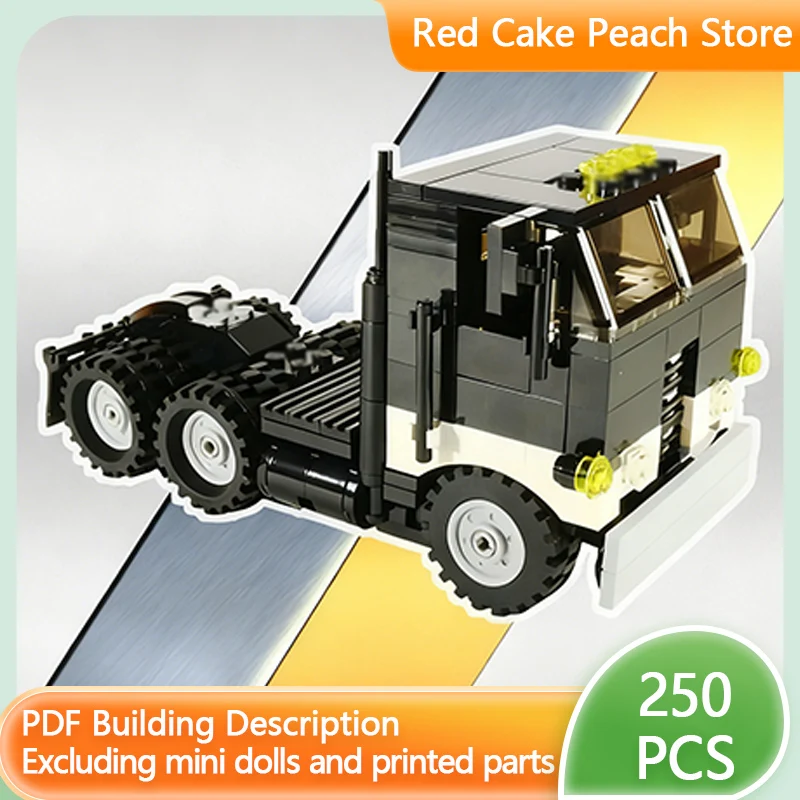 

City Car Model MOC Building Bricks 352 American Heavy-Duty Truck Modular Technology Children Holiday Gifts Assemble Toys Suit