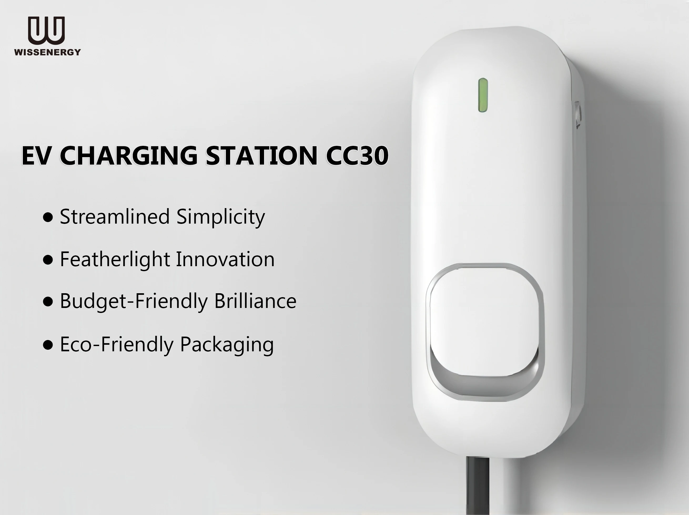 Station de recharge Smart White Ev, 3,6 kW, 16A, monophasé, meilleur prix, boîtier de sécurité pour usage résidentiel