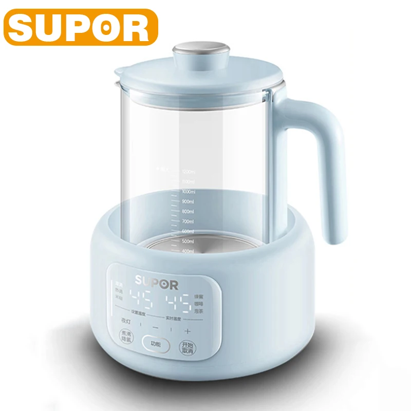 

SUPOR 1.2L Electric Kettles Insulation Coffee Electric Bottle Heat Water Kettle for Car Home Appliances for Kitchen Health Pot