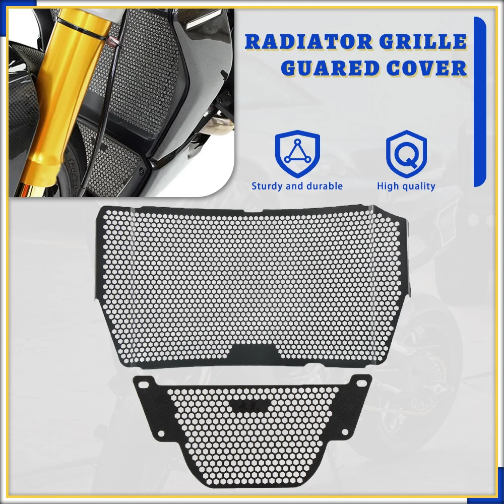 Radiator Grille Cover Water Cooler Guard Protector For Ducati Monster 821 1200 S 2013 2014 2015 2016 2017 2018 2019 2020 2021