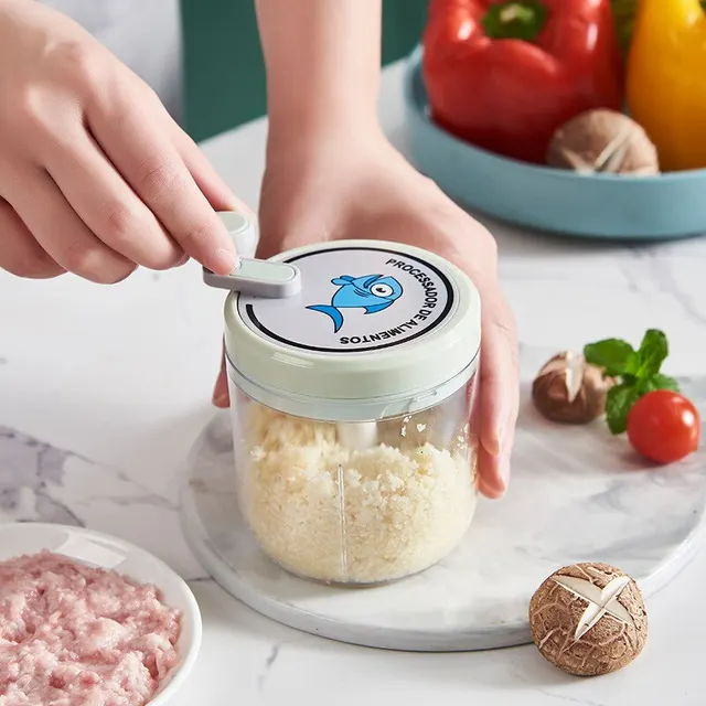 1 szt. Ręczny rozdrabniacz do warzyw owoce cebula rozdrabniacz do pieprzu Pull maszynka do mielenia Blender mikser rozdrabniacz do czosnku gadżety kuchenne