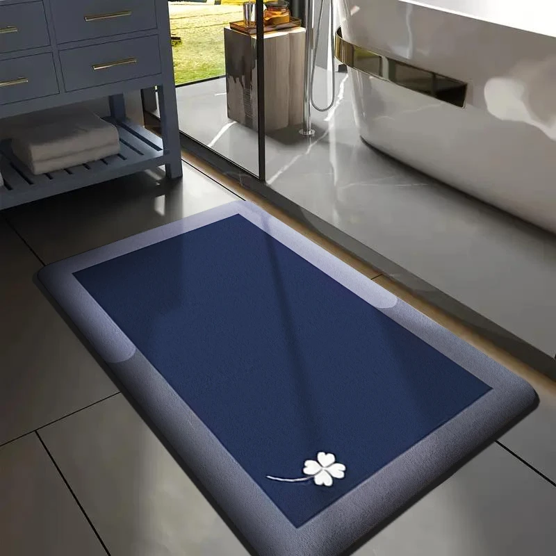 NONE Flannel Bathroom Mat Printed 6