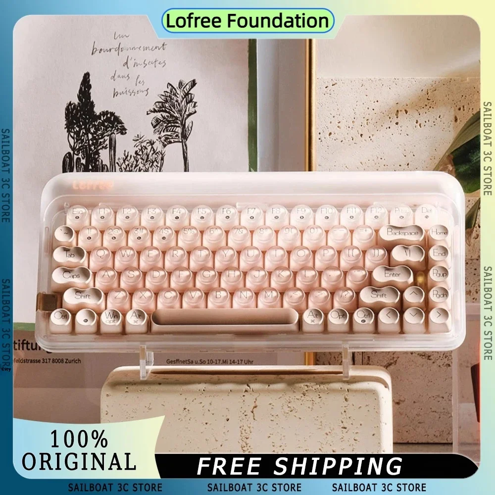 

Lofree Foundation Wireless Mechanical Keyboard 84 Keys GASKET Custom Gateron Foundation Switch Hot-Swap RGB Keyboard for Mac Win