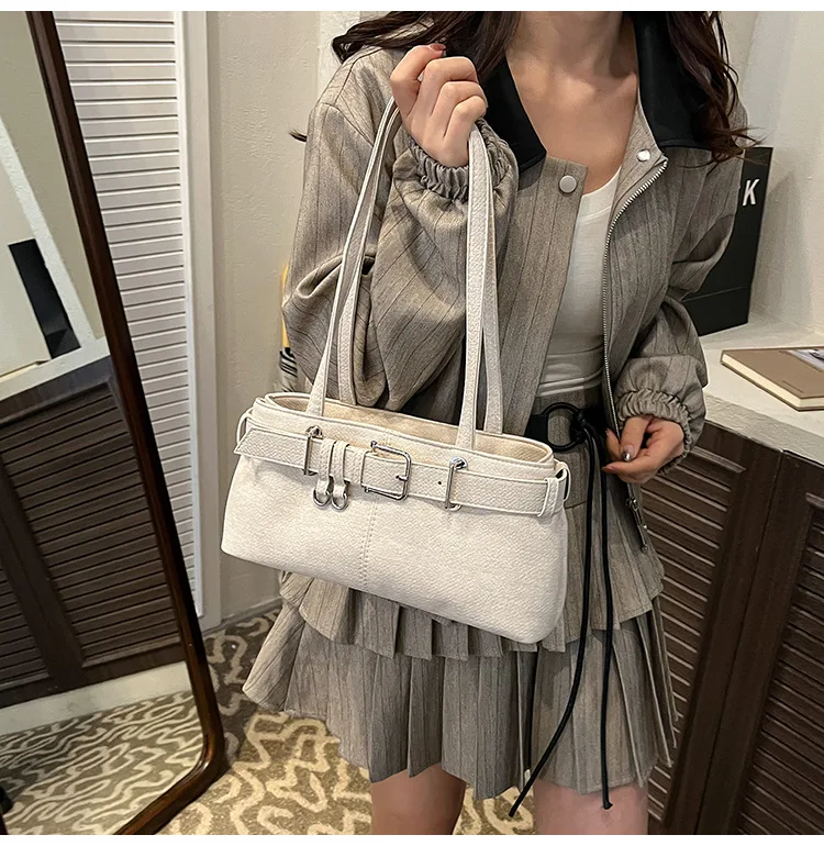 

Women's Korean-Style Minimalist High-Quality Armpit Bag - Large Capacity Biker Shoulder Bag