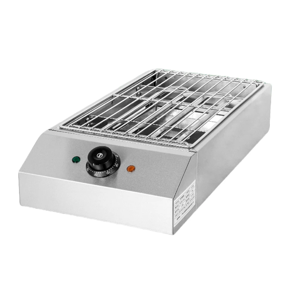 

EB280 Smokeless Electric Barbecue Grill Bbq with Precision Temperature Control Stainless Steel Body