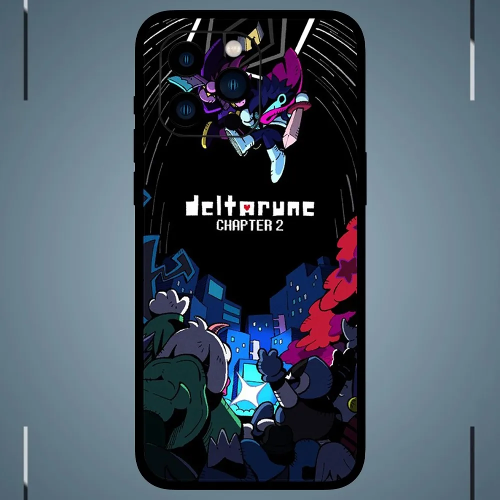 Game Deltarune Phone Case For iPhone 15 14 13 12 11 Pro Max mini XS XR X 8 Plus SE Cover