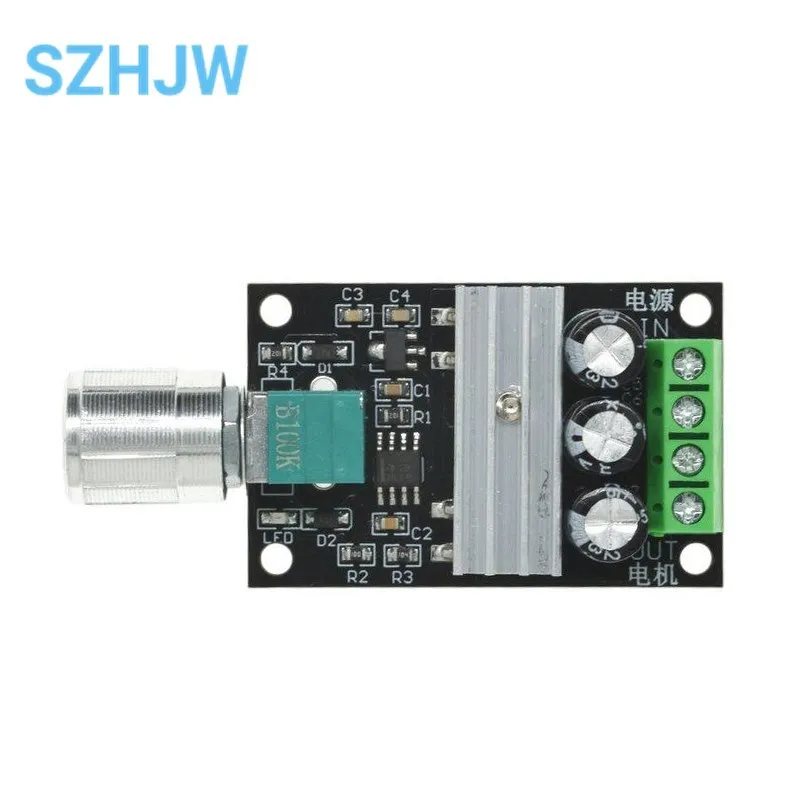 PWM DC Motor Speed Regulator 6V 12V 24V 28V 3A Speed Regulating Switch 1203BK