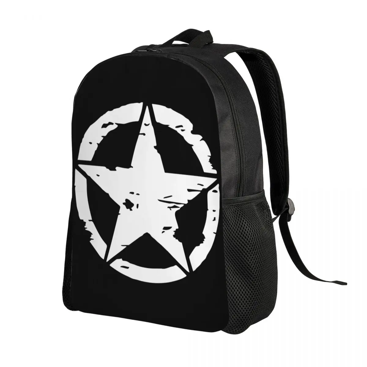 Custom American Tactical Army Military Star Laptop Backpack Men Women Casual Bookbag for School College Students Bag